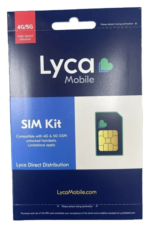 Lyca Mobile Sim Card AT&T Network Compatible image 0