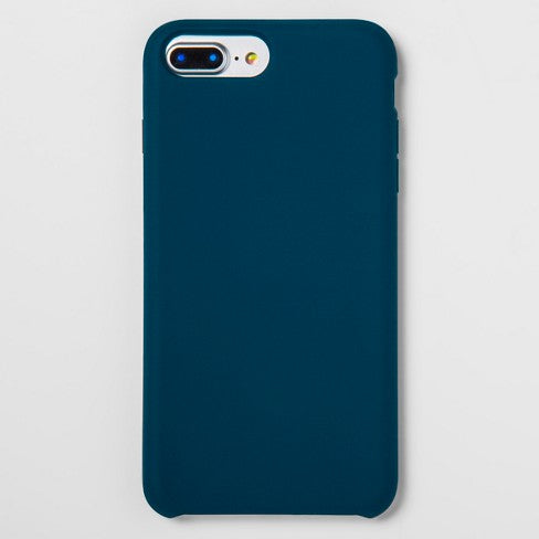 Heyday Apple iPhone 8 Plus/7 Plus/6s Plus/6 Plus Silicone Case - Dark Teal image 0