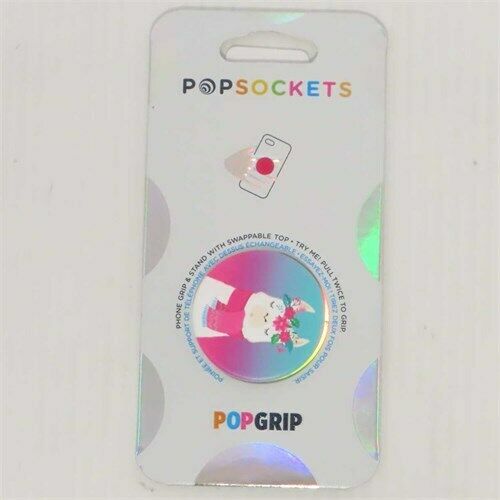 PopSockets PopGrip Cell Phone Grip & Stand - Holi Llama image 0