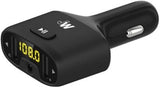 Just Wireless 2-Port USB Car Charger & 3.5mm Auxiliary FM Transmitter - Black image 0