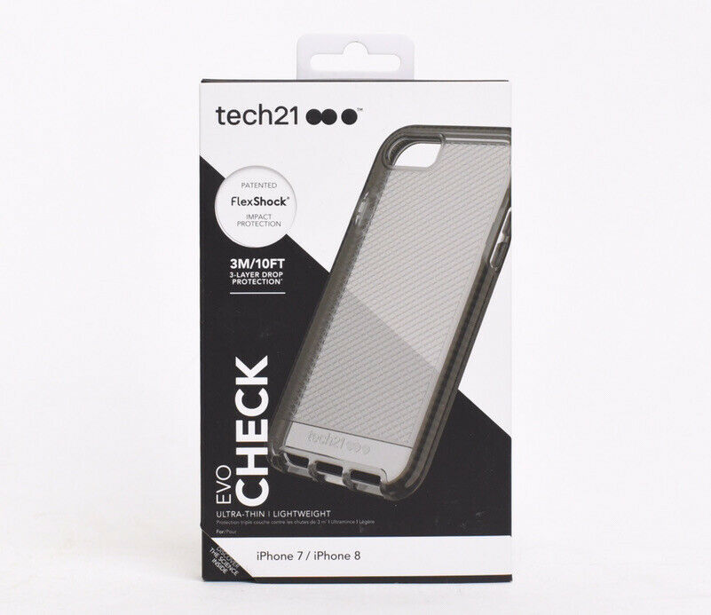 Tech 21 Evo Check Apple iPhone 7/8 -Smokey Black Case image 0