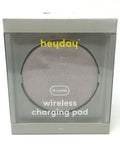 Heyday Qi Wireless Fabric Charging Puck (with Cable & Wall Charger) light pink image 0