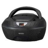 JENSEN CD AM/FM Radio Boombox with LED display - Black (CD-475) NIB image 0