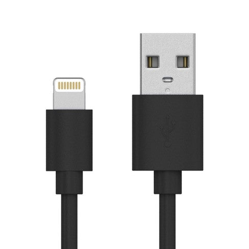 Just Wireless 3' Apple Lightning Cable - Black image 0