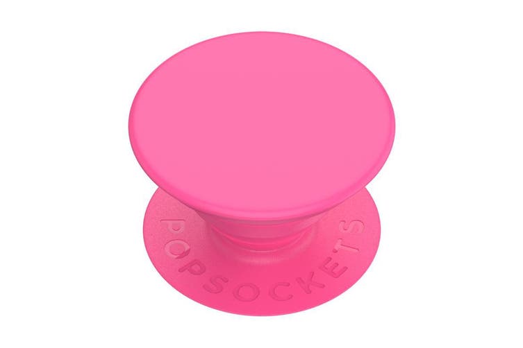PopSockets PopGrip Cell Phone Grip & Stand - Neon Pink image 0