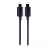 Philips 5' Toslink Digital Fiber Optic Cable with Mini Adapter - Black image 0