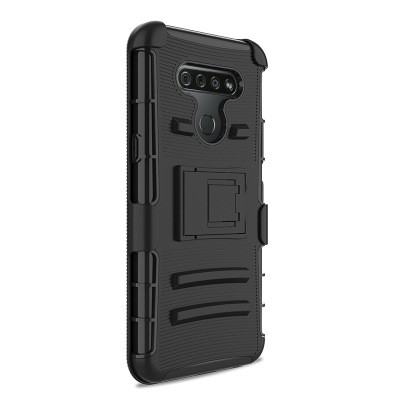 LG Aristo 5 Soft Grip Rubber Cover Case - BLACK image 0