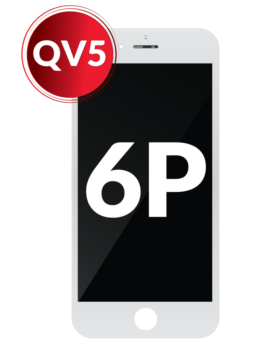 IPhone 6 Plus lcd assembly (qv5) (white) image 0
