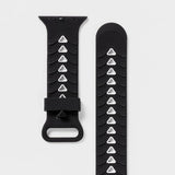 Silicone Apple Watch Band 38/40mm Black/Gray - All in Motion image 0