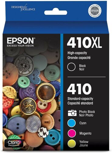 Epson 410XL Black / 410 color C/M/Y Color Ink T410XL-BCS image 0