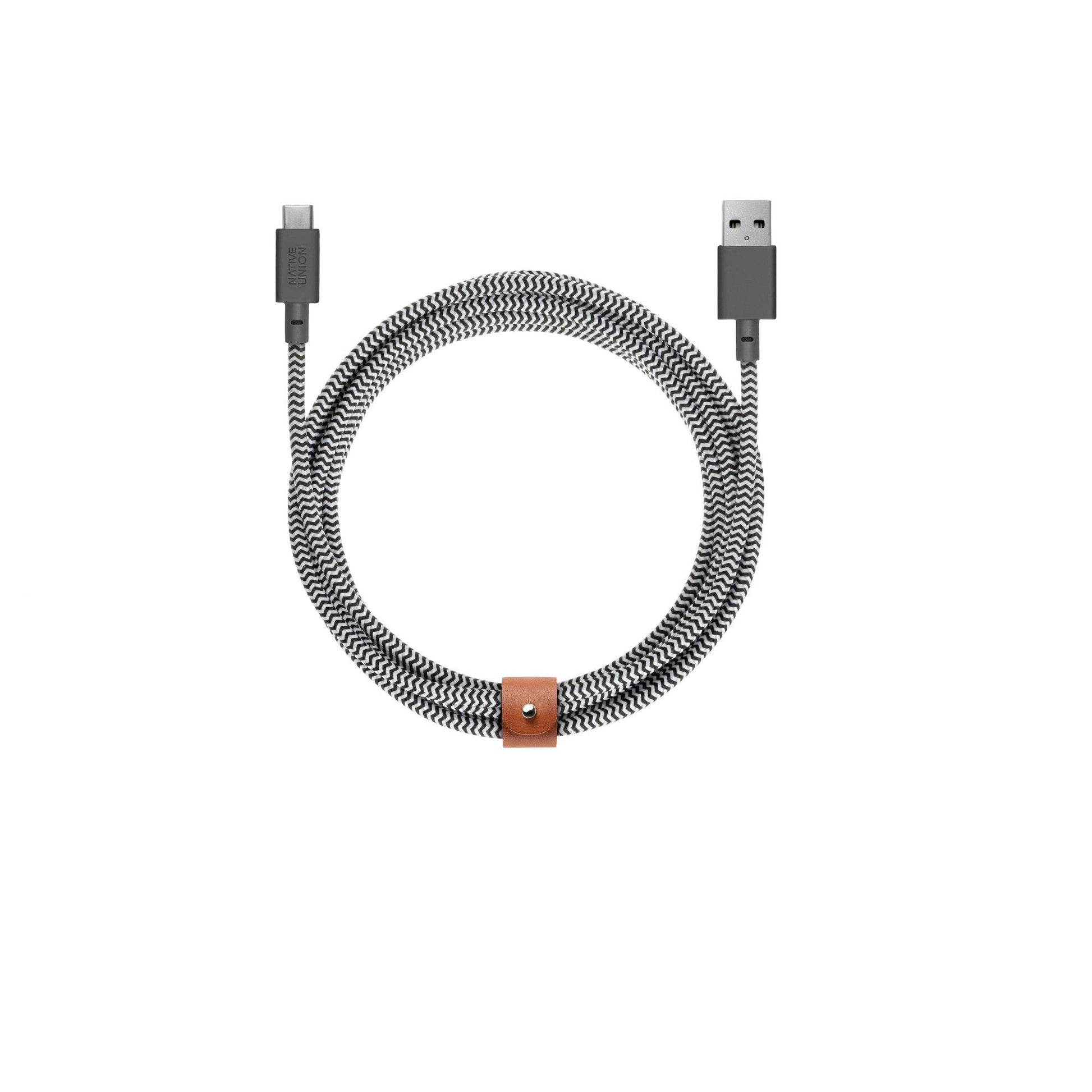 Native Union Belt Cable KV Type A-C 3M - Zebra image 0