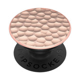 PopSockets Phone Grip HAMMERED METAL ROSE GOLD LUXE Swappable Top image 0