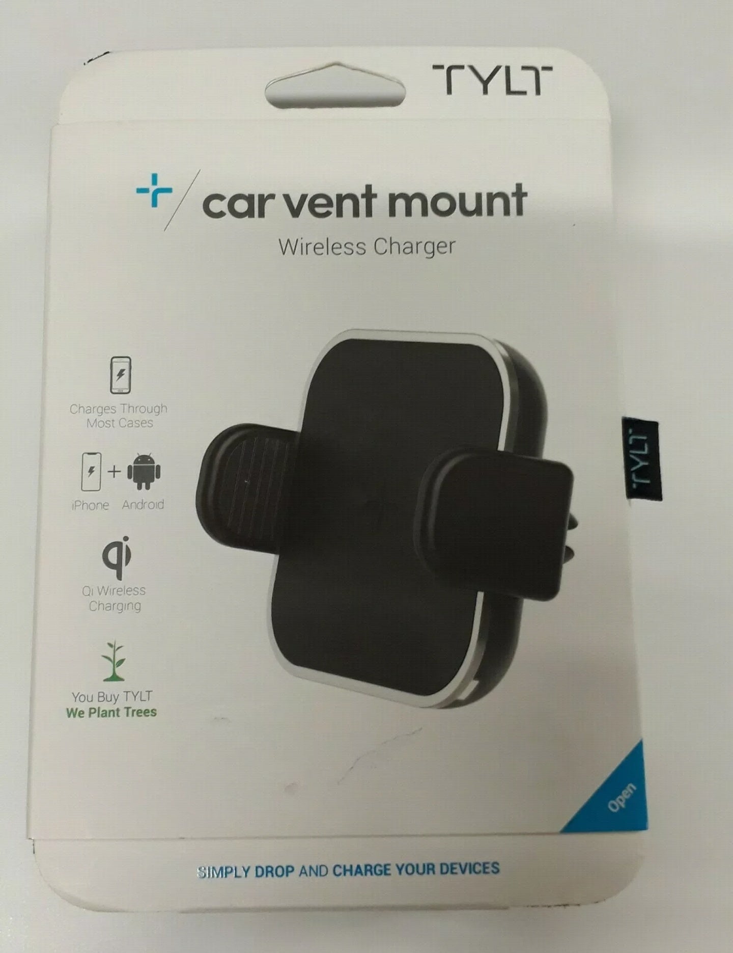 TYLT Qi Wireless Charger Car Vent Mount image 0