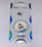 PopSockets PopGrip Cell Phone Grip & Stand - Shark Jump image 0