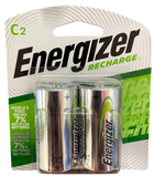 Energizer NH35BP-2 C 2200 mAh Rechargeable Batteries 2 Pack image 0