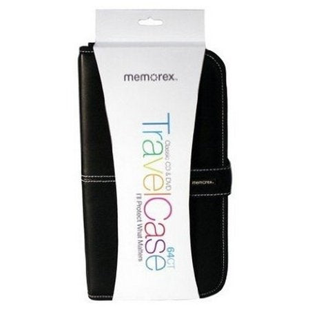 Memorex CD/DVD TravelCase Faux Leather Wallet 64ct image 0