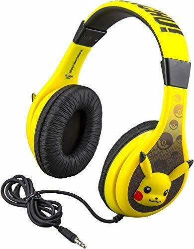 Pokemon Pikachu Headphones for Kids with Built in Volume Limiting image 0