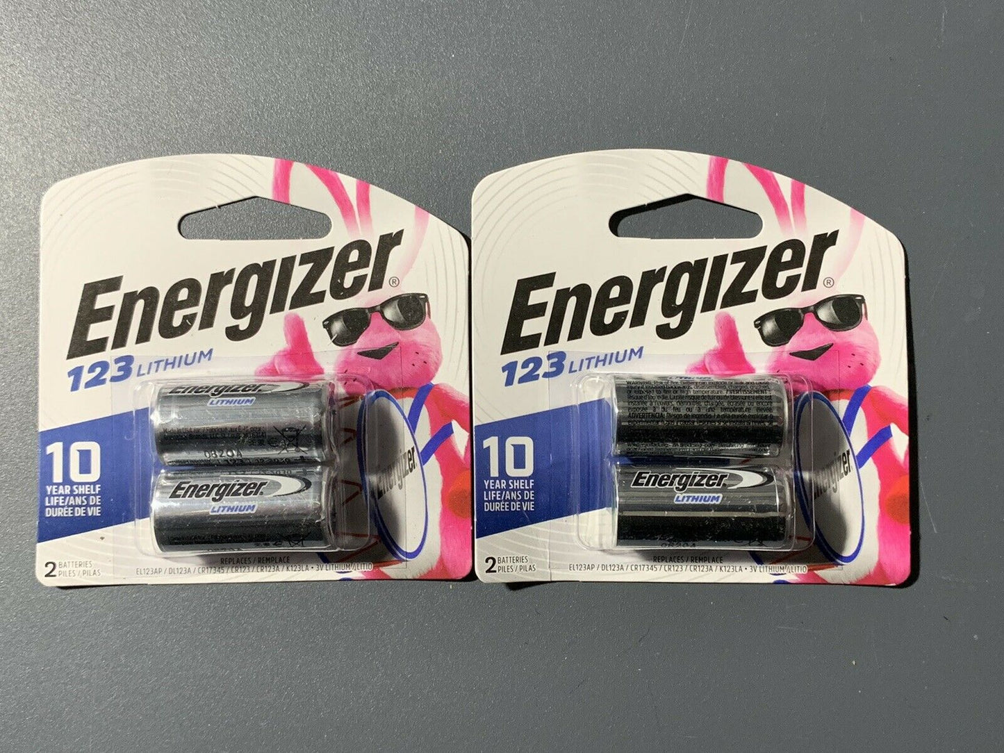 ENERGIZER 123 Lithium Battery CR123A 3V Batteries ~ 4 Pack ~ Exp. 12/2030 image 0