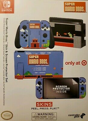Nintendo Switch Super Mario Bros. Skin and Protector Set - Bowser image 0