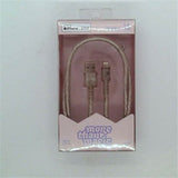 More Than Magic- 6' Lightning to USB-A Round Glitter Cable -  Silver image 0