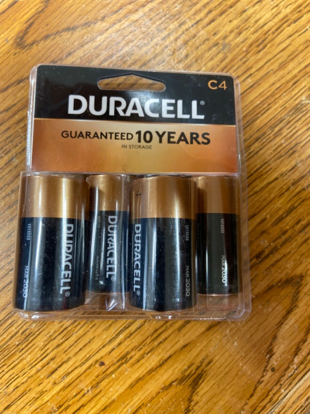 Duracell Coppertop C Batteries - 4 Pack Alkaline Battery image 0