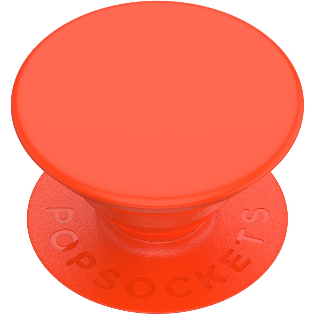 PopSockets PopGrip Cell Phone Grip & Stand - Neon Elec Orange image 0
