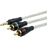Ge Pro Stereo 33525 "Y" Adapter Cable, 4 Ft 1.2 M USA SELLER image 0
