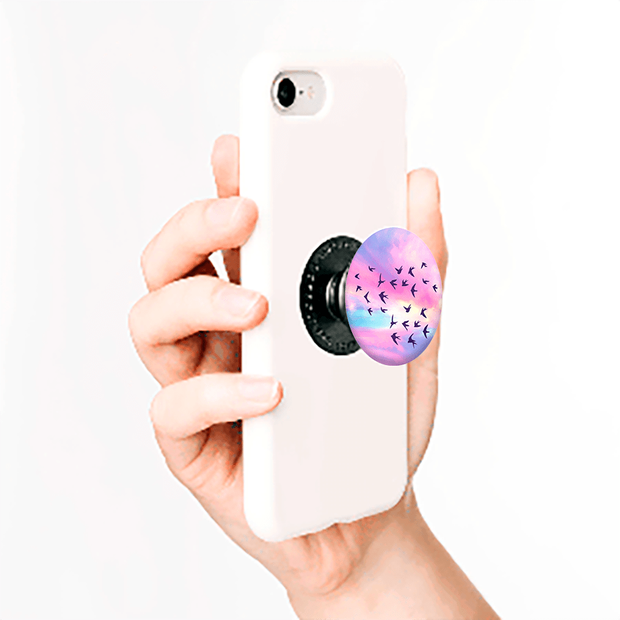 PopSockets PopGrip Cell Phone Grip & Stand - Holiday Cacti image 0