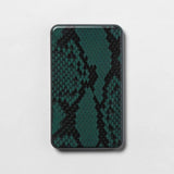Heyday 6000mAh Portable Powerbank - Sycamore Green Snake Skin image 0