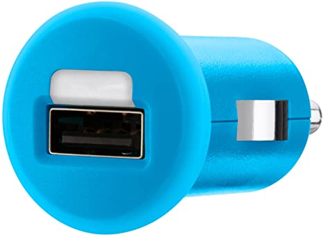 CHARGERS USB CAR CHARGER BLUE image 0