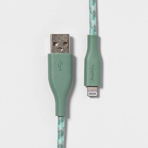 Heyday 10ft A-Lightning-Evergreen Cable image 0