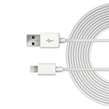 Just Wireless 10' Apple Lightning to USB-A Cable - White image 0