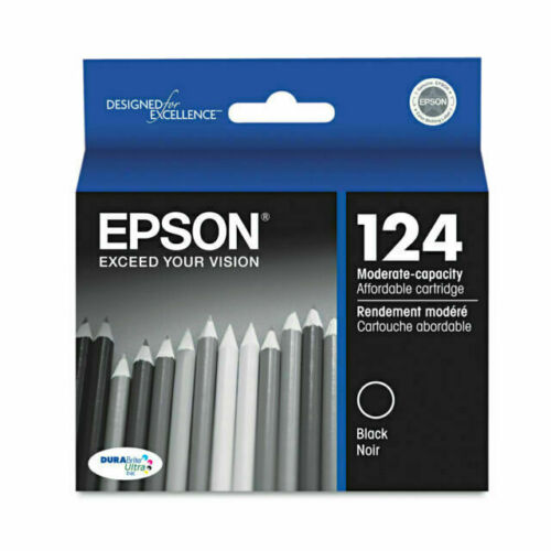 Epson 124 (T124120-S) Black Ink Cartridge EXP 01/ 2022 image 0