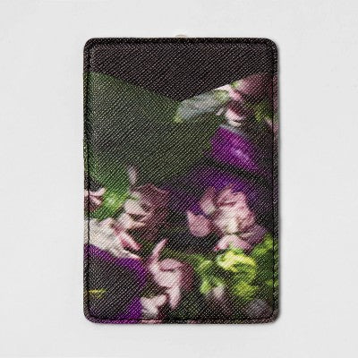 Heyday Cell Phone Wallet Pocket - Dark Floral image 0