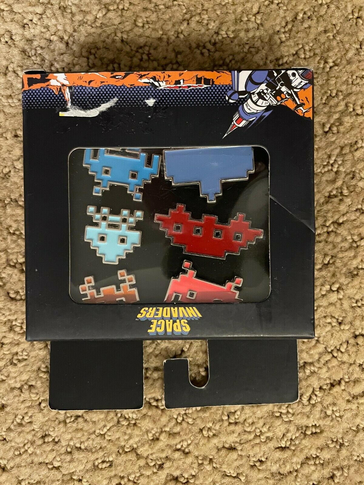 Space Invaders 6pk Enamel Pin Set image 0