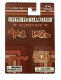 Pin Club Gamer Culture Valentines 4-Pack Pin Set image 0