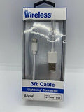 Just Wireless 3ft TPU Lightning to USB-A Cable - White image 0