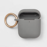 Heyday Airpod Silicone Case with Clip - Shadow Gray image 0