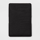 heyday Cell Phone Wallet Pocket with MagSafe - Black Croc image 0