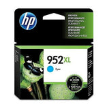 HP 952XL High Yield Cyan Original Ink Cartridge, ~1,450 pages, L0S61AN#140 image 0