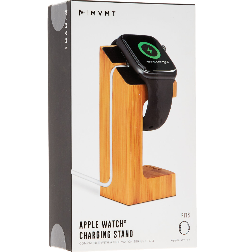 MVMT Bamboo Apple Watch Charging Stand