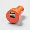 Heyday 2-Port USB Car Charger - Coral