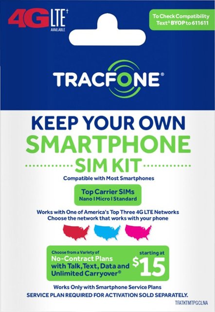 TracFone Bring Your Own Phone SIM Activation Kit