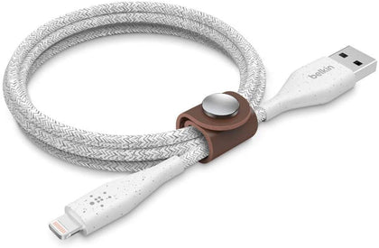 Belkin DuraTek Plus 4' Lightning to USB-C Cable - White
