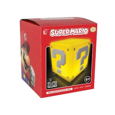 Nintendo Super Mario LED Question Block Light - Mini