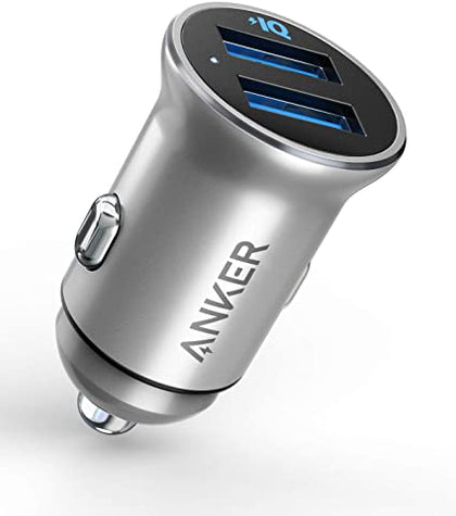 Anker 2-Port PowerDrive 24W Car Charger - Silver