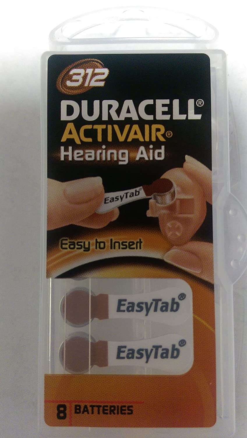 Duracell Easy tab Hearing Aid Size 312 - 16ct