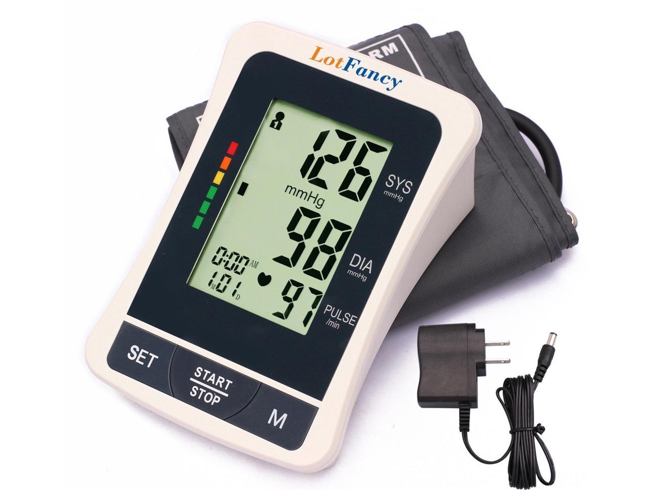 Automatic Digital Arm Blood Monitor Large BP Cuff Gauge Machine Meter Pressure