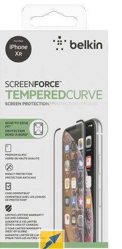 Belkin Apple iPhone XR ScreenForce Tempered Glass Screen Protector