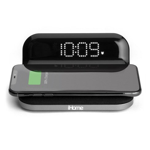 iHome Wireless Charging Alarm Clock